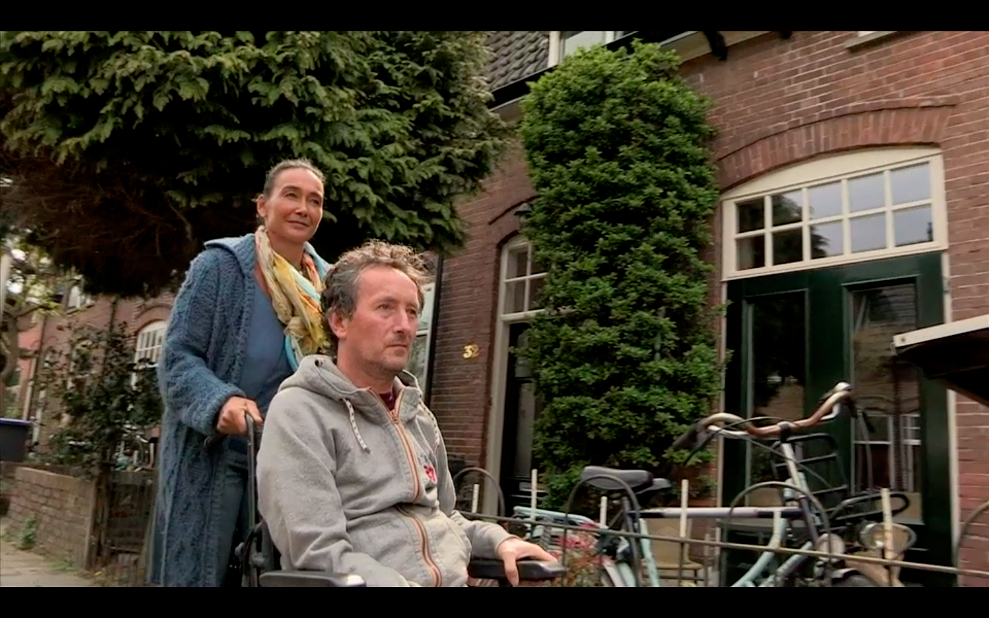 Geert in de rolstoel